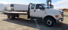 E-908  2008 Ford F-650 Roll Back Truck