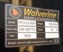E-226  Wolverine Skid Steer Tool Carrier