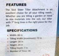 E-229 Wolverine Skid Steer Tiller