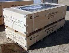 E-485 Double Garage Steel Barn Shed 45' x 25'