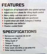 E-489 TMG 3-Point Rototiller