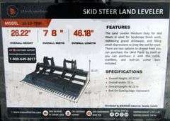 E-181 Wolverine Skid Steer Land Leveler