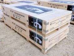 E-462 Double Garage Steel Barn Shed 33' x 25'