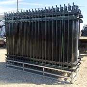 E-971 Unused Galvanized Steel Fencing