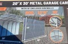 E-517 TMG Metal Garage Carport