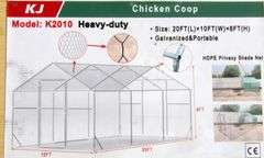 E-467 Chicken Coop 20' x 10'