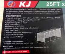 E-464 Livestock Metal Shed 25' x 12'