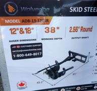 E-322  Skid Steer Auger Attachment
