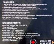 E-522 TMG Single Truss Storage Container Shelter