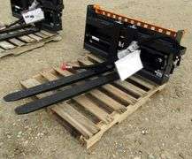 E-188  Wolverine Hydraulic Slide SS Pallet Forks