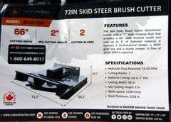 E-236  Unused Wolverine Skid Steer Brush Cutter