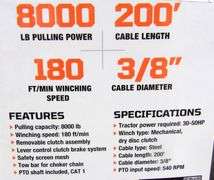 E-500 TMG Forest Skidding Winch