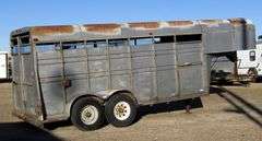 E-1058  1990 NWST Stock Trailer