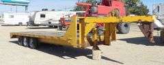 E-738 1974 A-1 HD Gooseneck Flatbed Trailer
