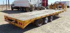E-738 1974 A-1 HD Gooseneck Flatbed Trailer