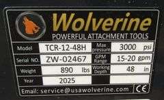 E-264  Wolverine Skid Steer Trencher