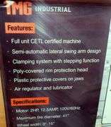 E-542 TMG Semi Automatic Tire Changer