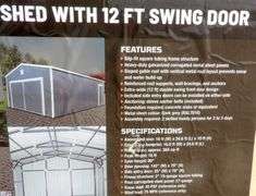 E-516 TMG Metal Shed