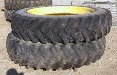 E-672 Tractor Tires & Wheels