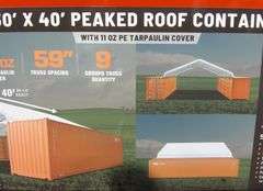 E-538 TMG Peaked Roof Container Shelter