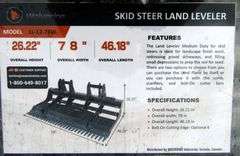 E-180 Wolverine Skid Steer Land Leveler