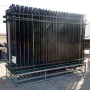 E-972 Unused Galvanized Steel Fencing