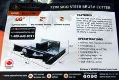 E-234 Wolverine Skid Steer Brush Cutter