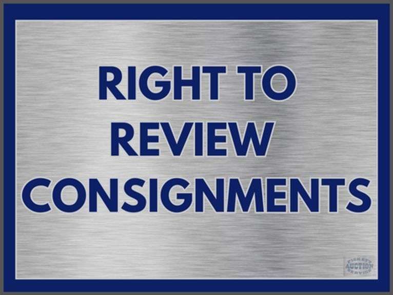 RIGHT TO REVIEW CONSIGNMENTS