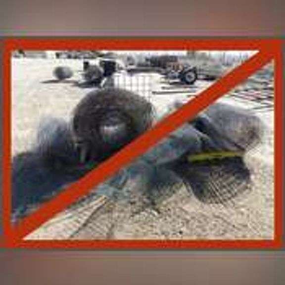 WE DO NOT ACCEPT USED FENCING ROLLS