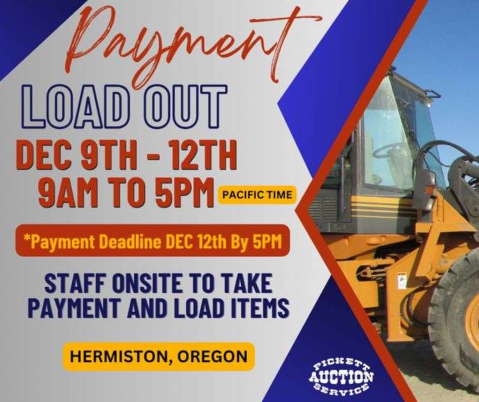 Hermiston OREGON LIMITED LOAD OUT DAYS & TIMES