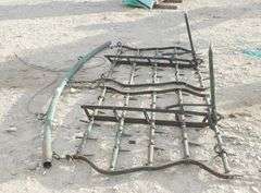 E-1425  (2) Section Steel Harrow