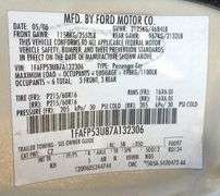 E-1454  2007 Ford Taurus