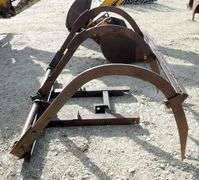 E-1267 McCormick Farmall 806 Tractor W/ Backhoe Attachment