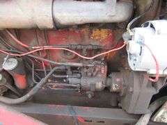 E-1267 McCormick Farmall 806 Tractor W/ Backhoe Attachment