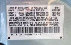 E-1274  2004 Honda Odyssey Van