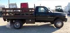 E-1438 2001 Dodge Ram 3500 Flatbed Pickup