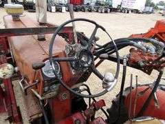 E-1267 McCormick Farmall 806 Tractor W/ Backhoe Attachment