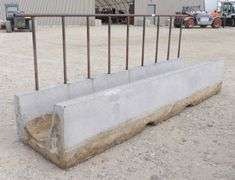 E-1420  Portable Concrete Feed Bunk
