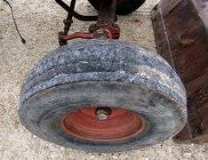 E-1267 McCormick Farmall 806 Tractor W/ Backhoe Attachment