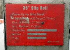 E-1448  Enco Slip Roller