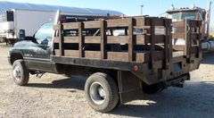E-1438 2001 Dodge Ram 3500 Flatbed Pickup
