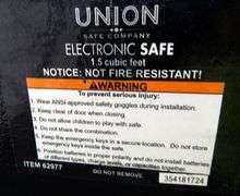 E-1328  Union Safe