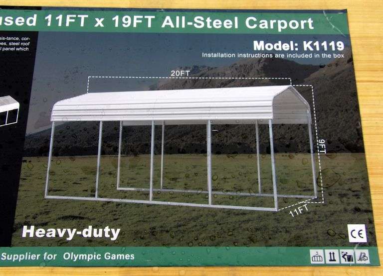 P-248  All Steel Carport