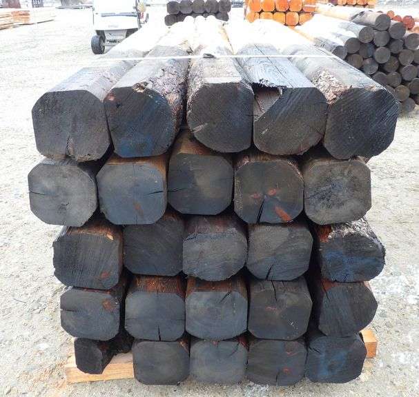 P-626  Wooden Fence Posts (25)
