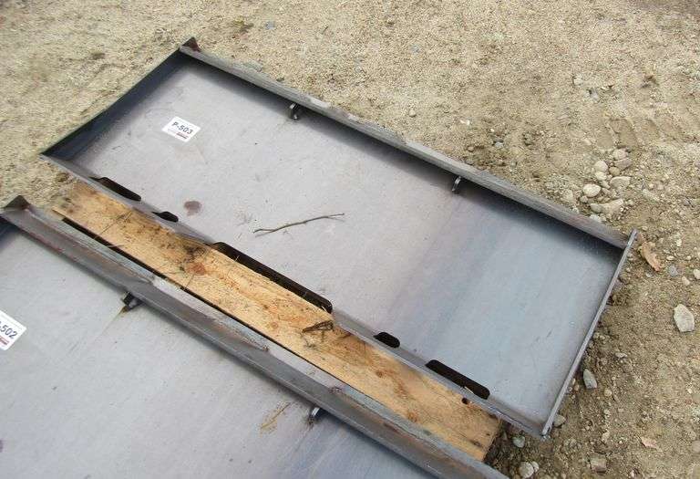 P-503  Skid Steer Blank Plate