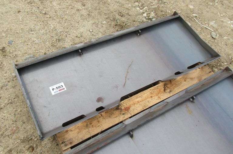 P-503  Skid Steer Blank Plate