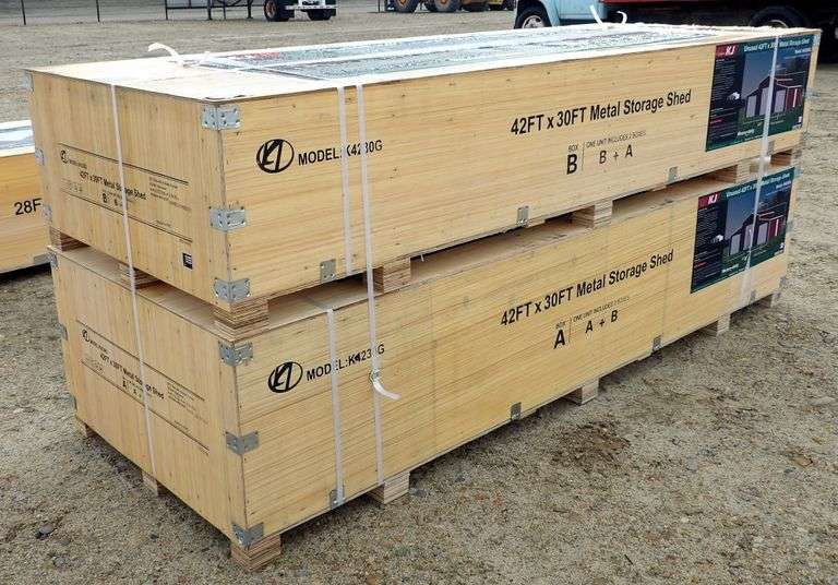 P-258  Metal Storage Shed