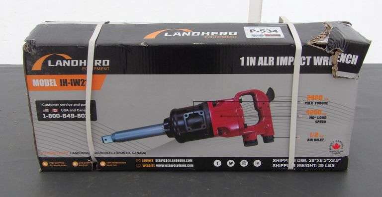 P-534 Land Hero 1" Air Impact Gun