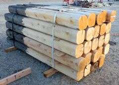 P-570  Wooden Fence Posts (25)
