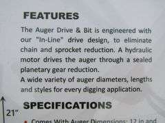 P-455  Wolverine Skid Steer Auger